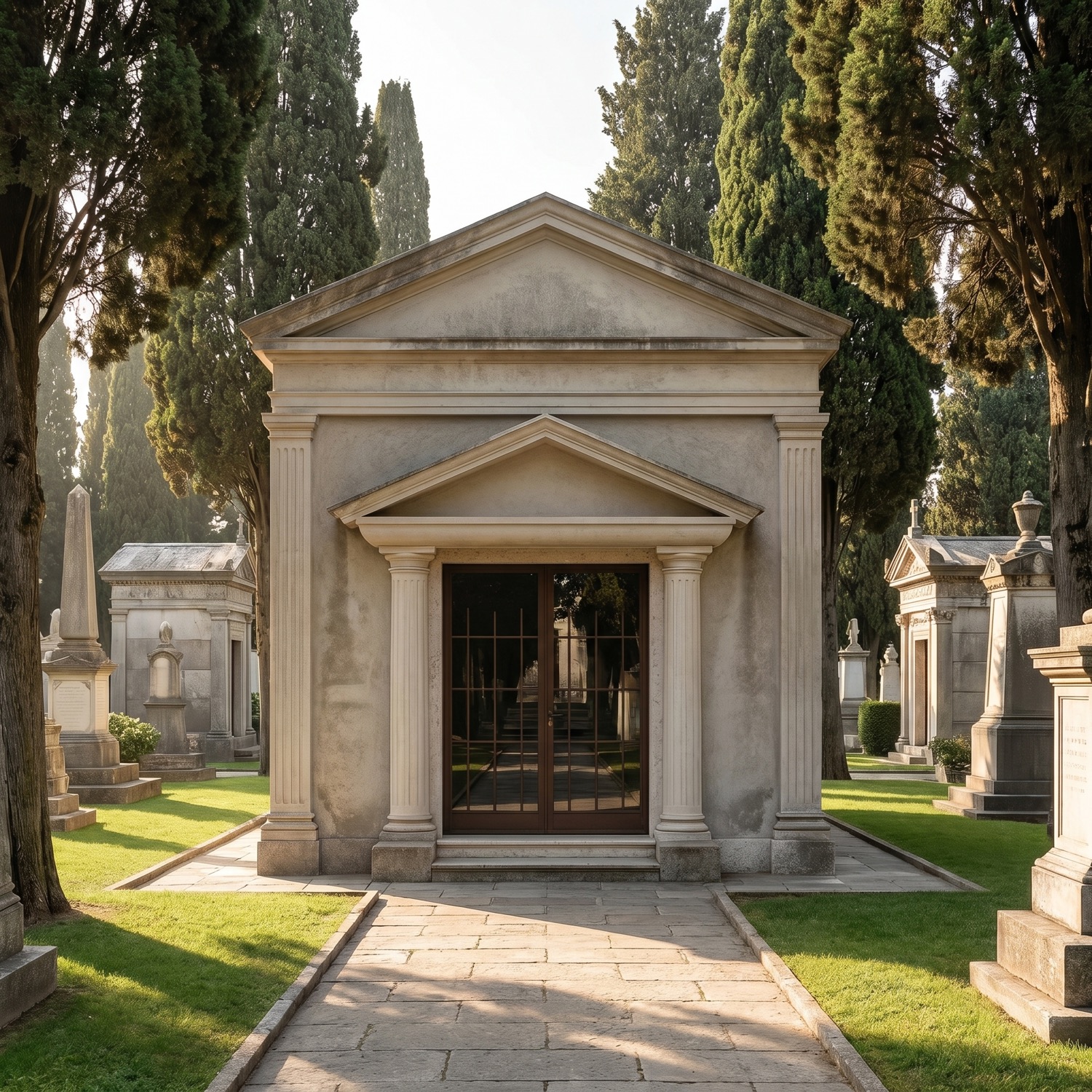 Opere cimiteriali in cemento