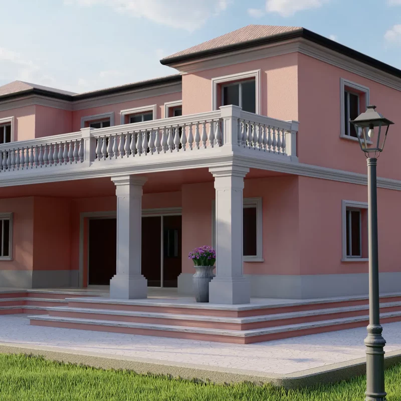 Realizzazione con Balaustra 02B