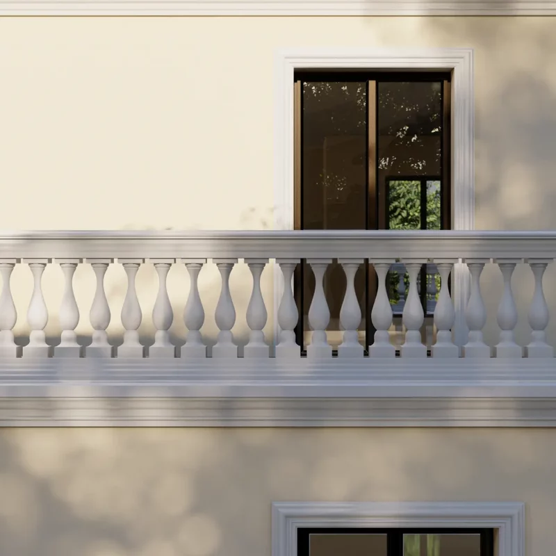 Realizzazione con Balaustra 01B